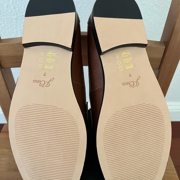 J.Crew Leather Tab Loafer Warm Sepia US 7 (EU 37 1/2) - Picture 3 of 3